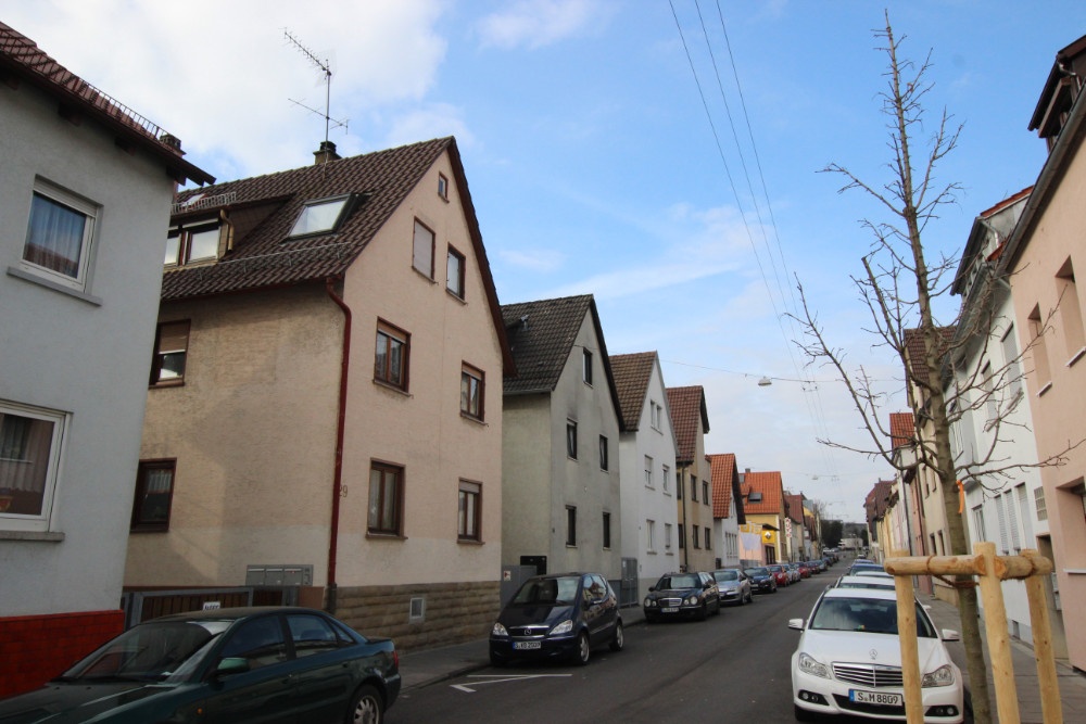 Ansicht Straße Haus kaufen Stuttgart