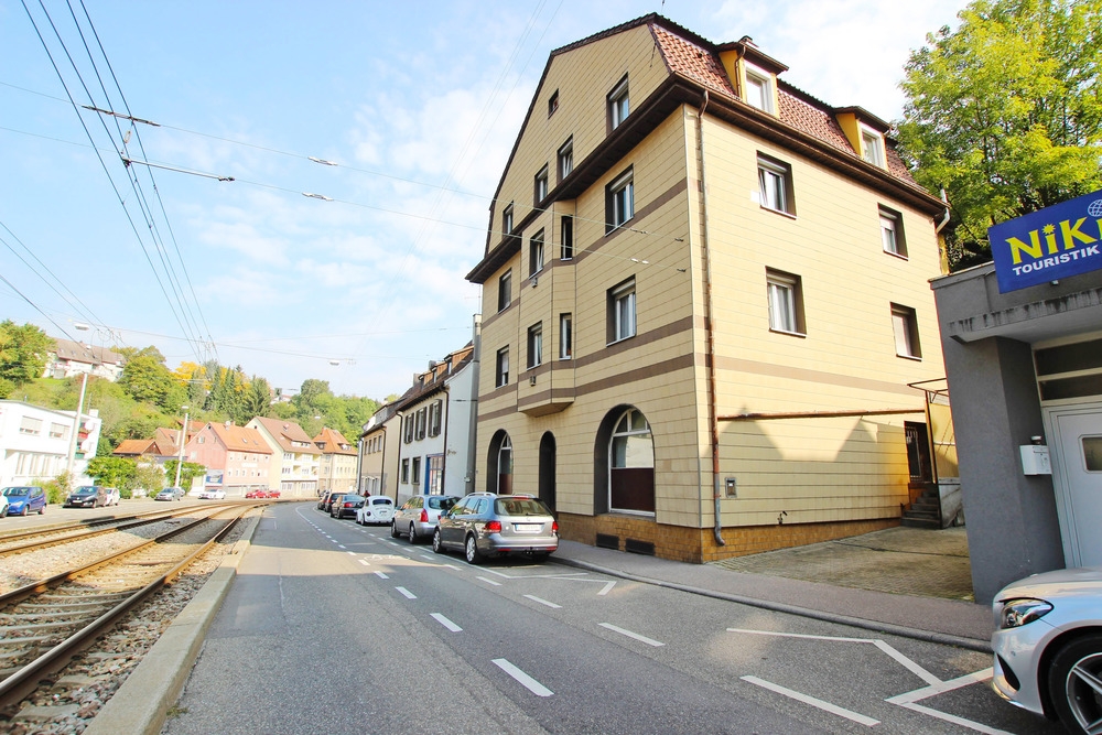 Blick in Straße Haus kaufen Stuttgart / Kaltental