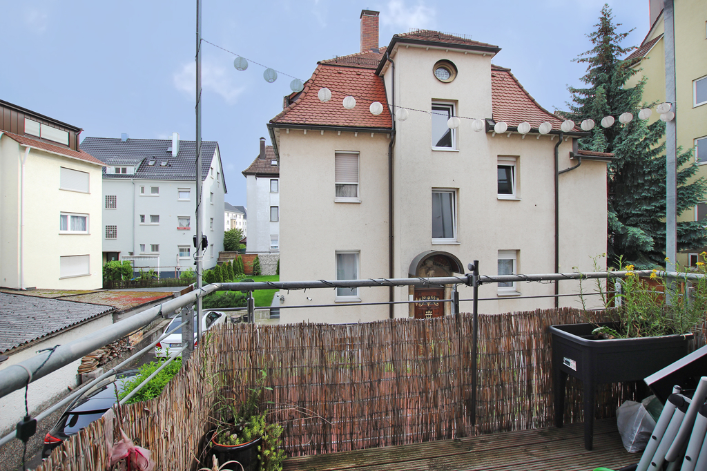 Aussicht vom Balkon Wohnung kaufen Stuttgart / Zuffenhausen