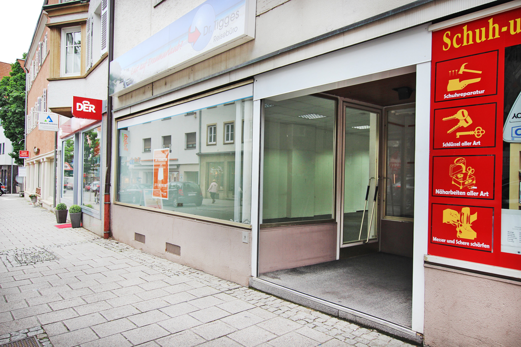 Außenansicht Einzelhandel mieten Stuttgart / Feuerbach